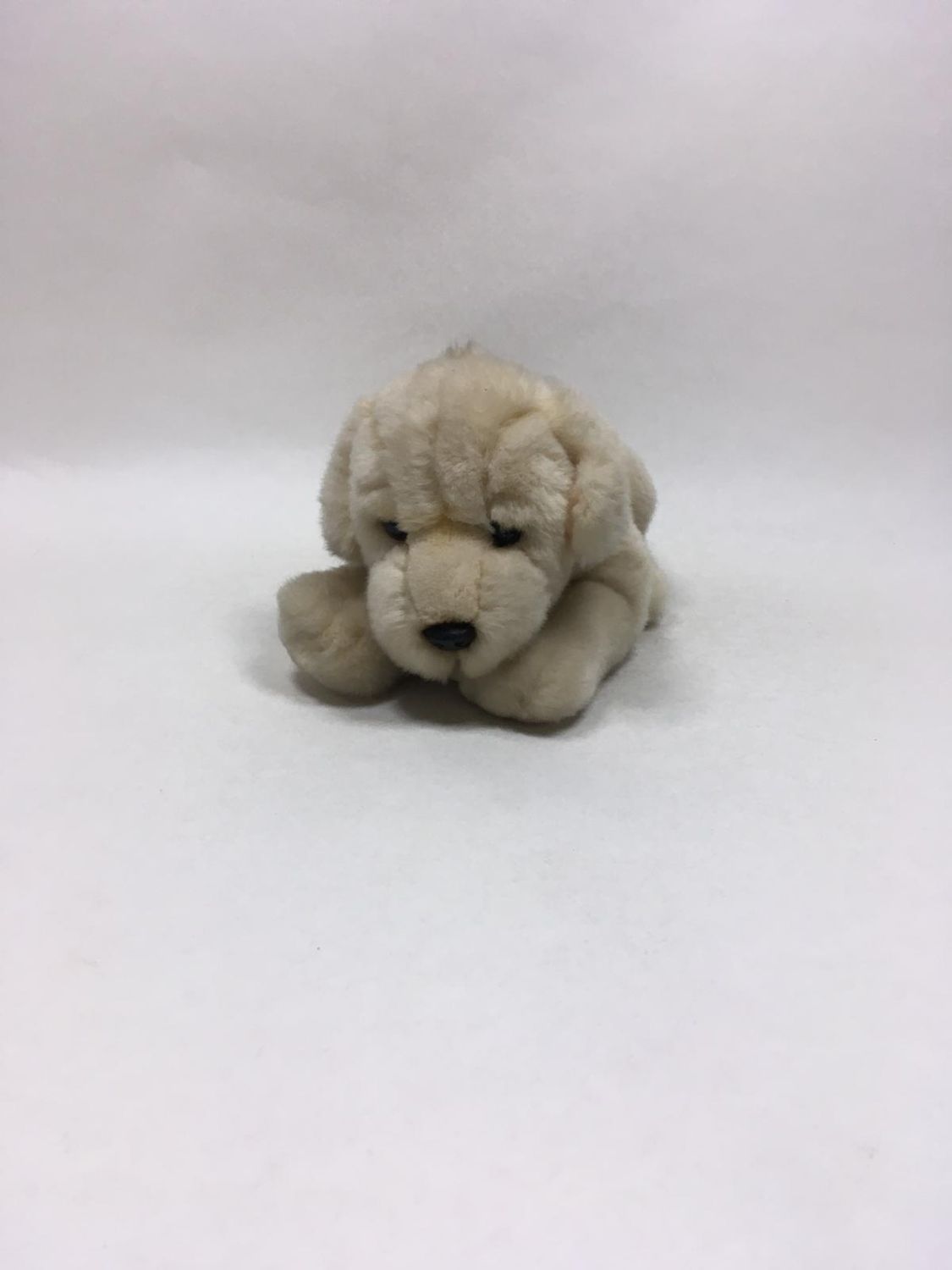 Hund Teddy Hermann liegend 43 cm Sammlerstück