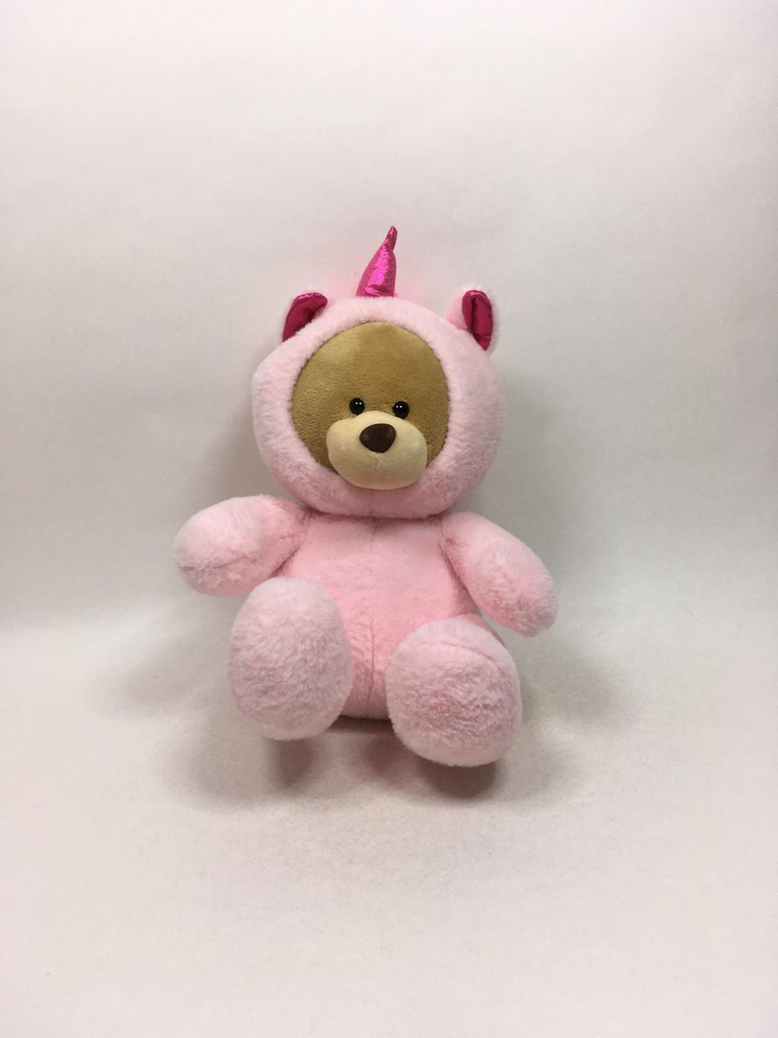 Teddy im Einhorn Kostüm Flo’s Toys sitzend 35 cm Sammlerstück