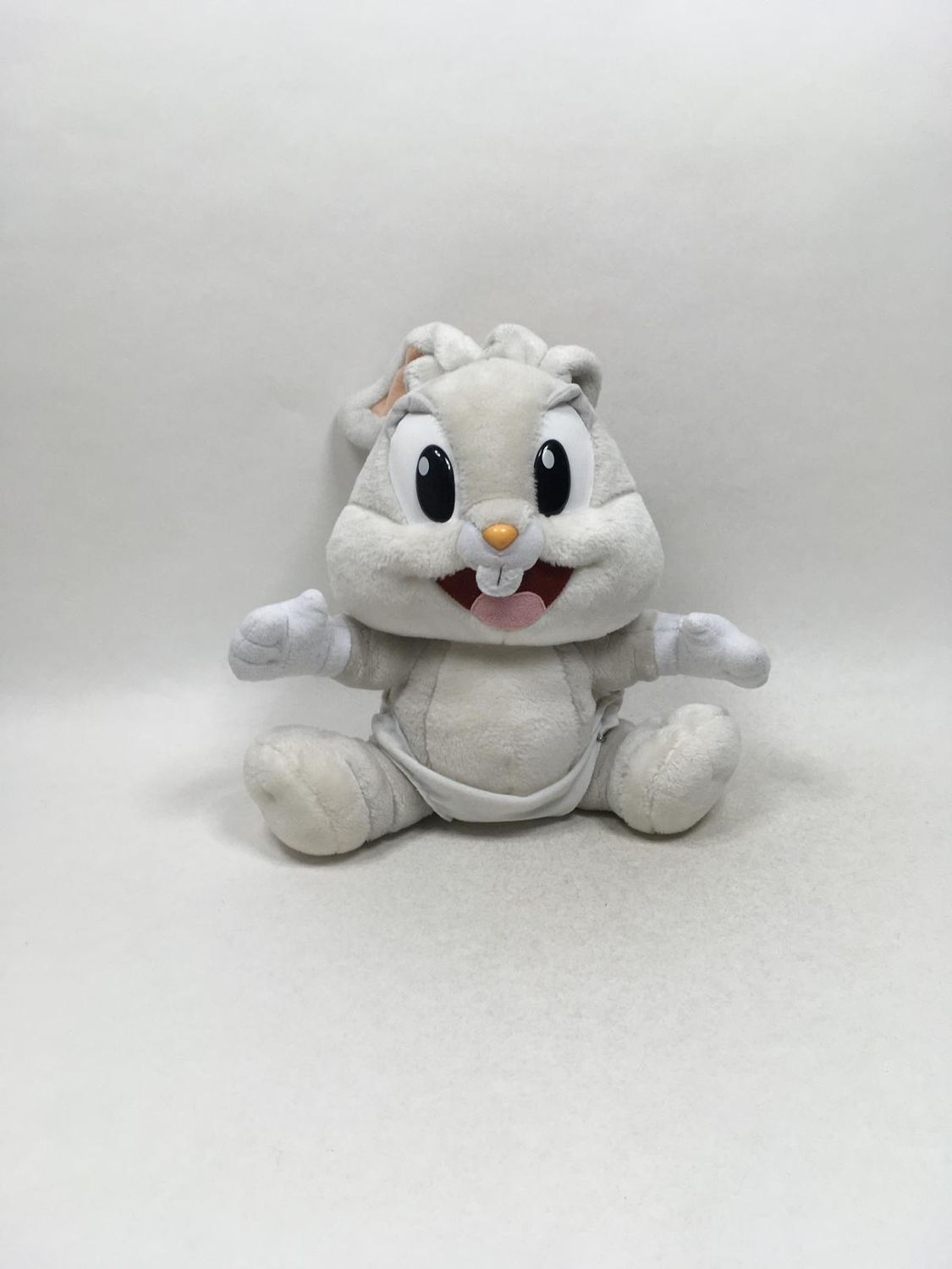 Bugs Bunny Hase Baby in Windeln Looney Tunes Knuffel sitzend 30 cm Rarität