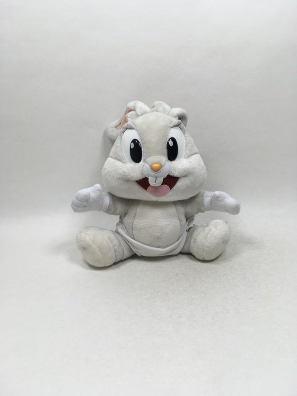 Bugs Bunny Hase Baby in Windeln Looney Tunes Knuffel sitzend 30 cm Rarität