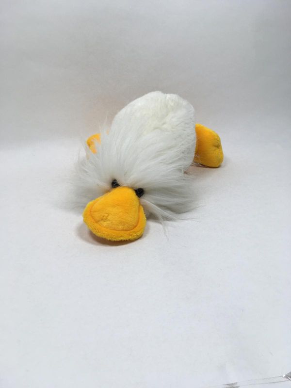 Nici Ente Weiß Adlerkopf liegend 43 cm selten