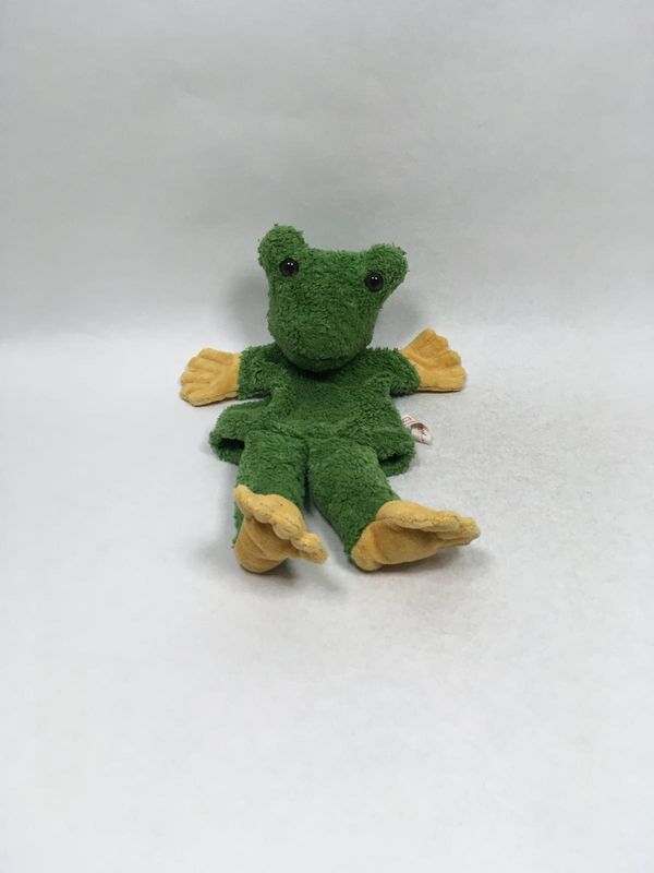Frosch Handpuppe Kallisto stehend 35 cm selten