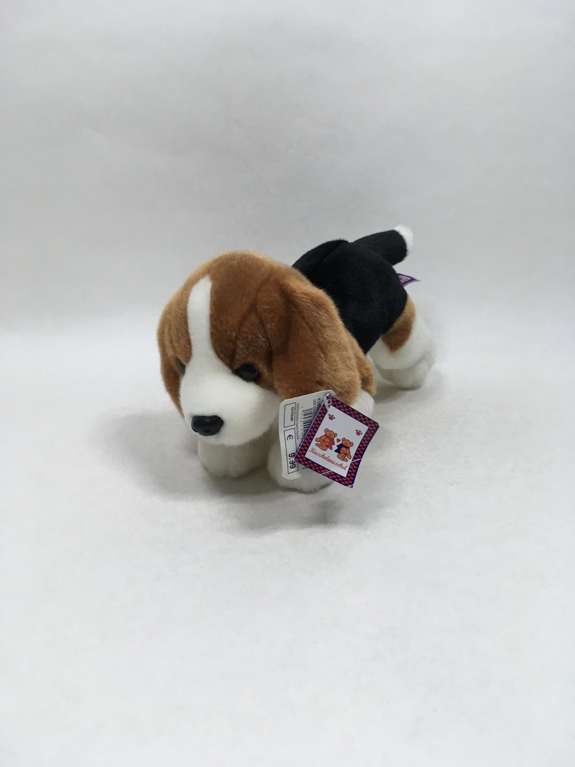 Hund Kuschelwuschel liegend 33 cm Sammlerstück Neuwertig mit Etikett