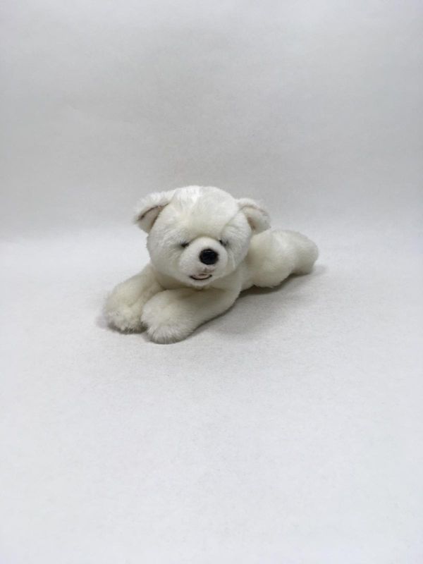 Eisbär Uni-Toys liegend 28 cm Mega Sammlerstück