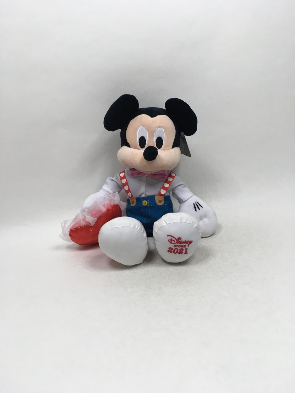 Disney Store Mickey Mouse Sweetheart Valentinstag 2021 stehend 38 cm Sammlerstück Neuwertig mit Etikett