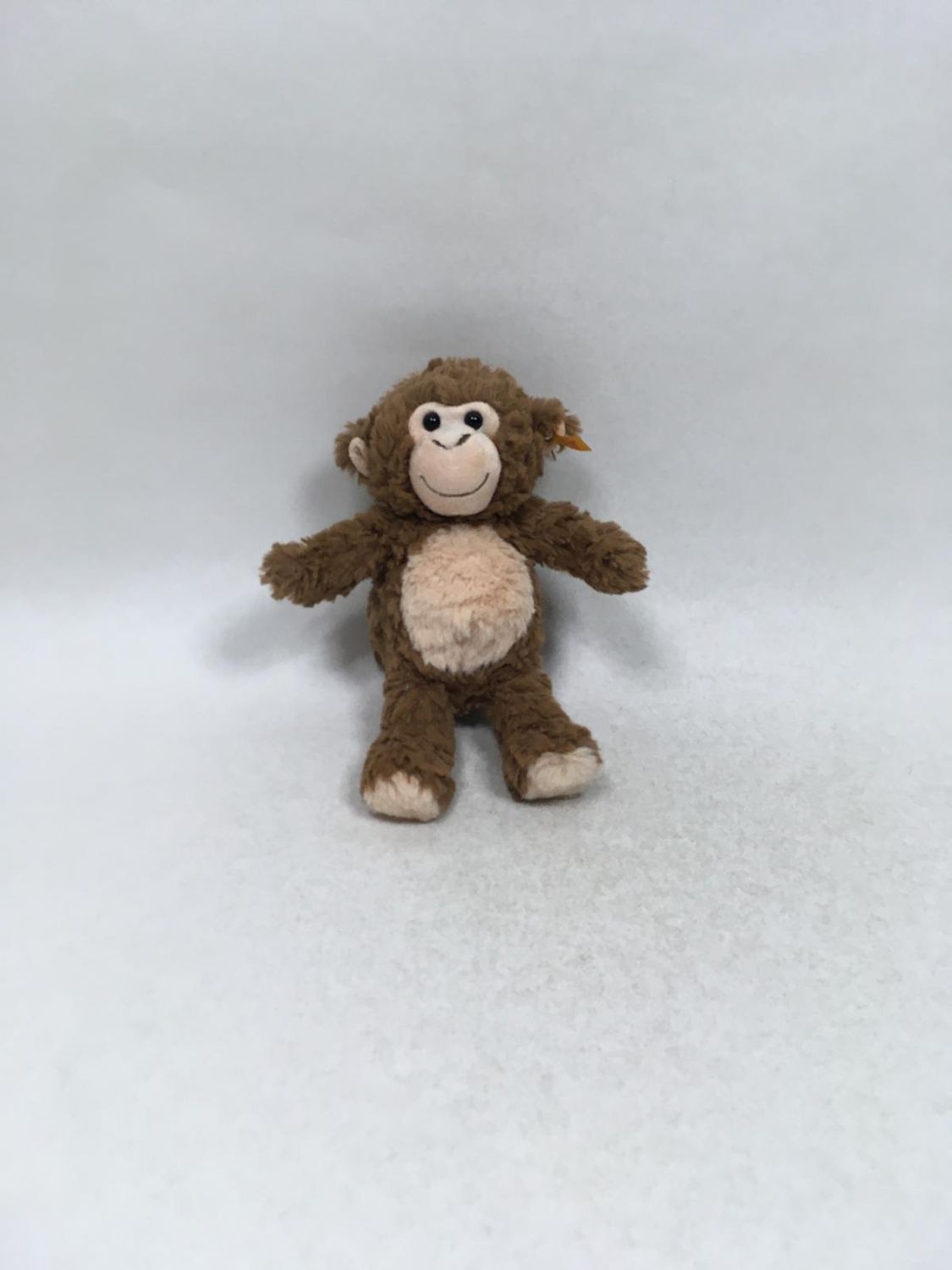 Steiff Affe Bodo 060434 mit Knopf und Fahne stehend 20 cm selten