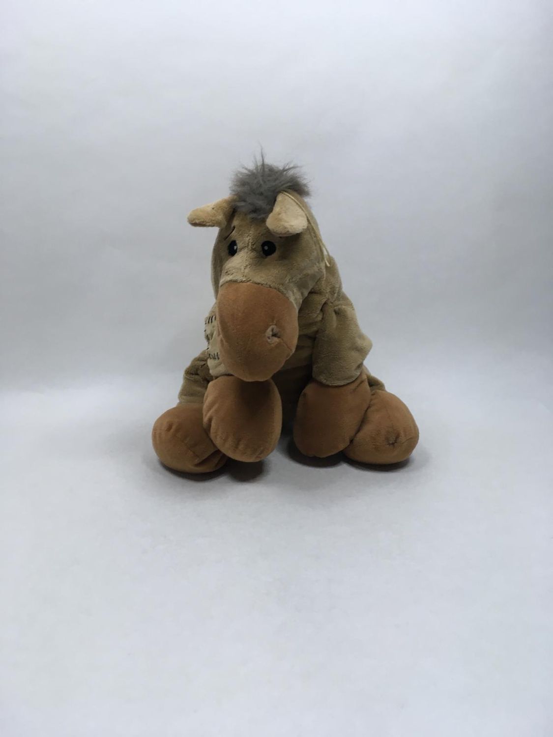 Pferd XL Knuffel sitzend 43 cm selten