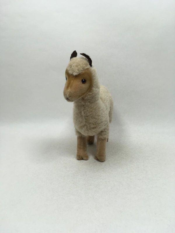 Lama Clemens stehend 30 cm Vintage Rarität