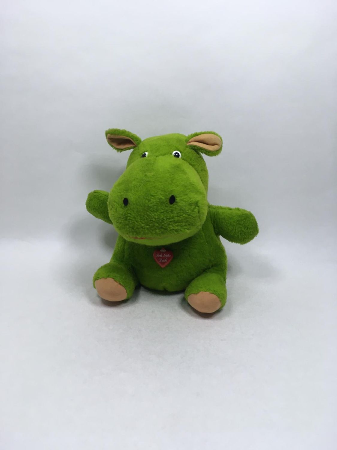 Nilpferd Knuffel sitzend 28 cm Sammlerstück