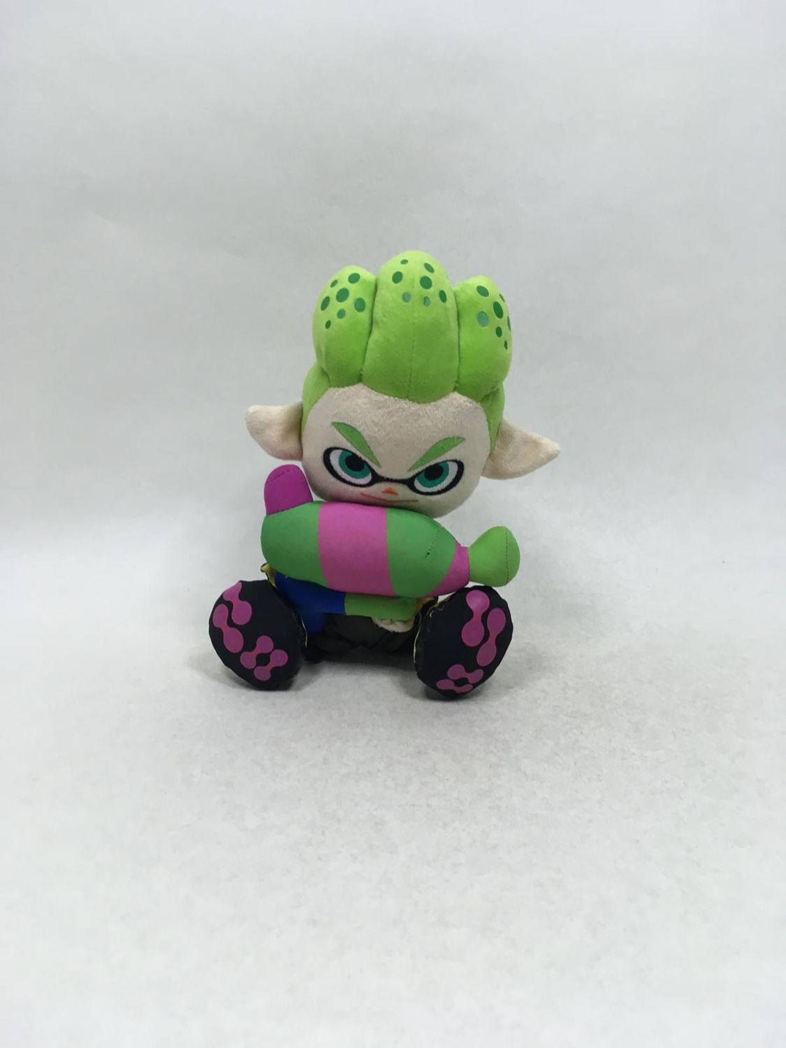 Puppe Splatoon 2 Inkling Boy Knuffel stehend 25 cm selten
