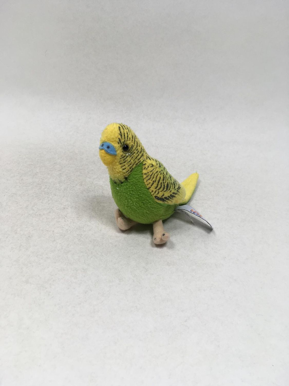 Vogel Wellensittich Uni-Toys stehend 13 cm selten