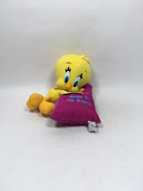 Tweety Looney Tunes Play by Play liegend 28 cm selten Neuwertig mit Etikett