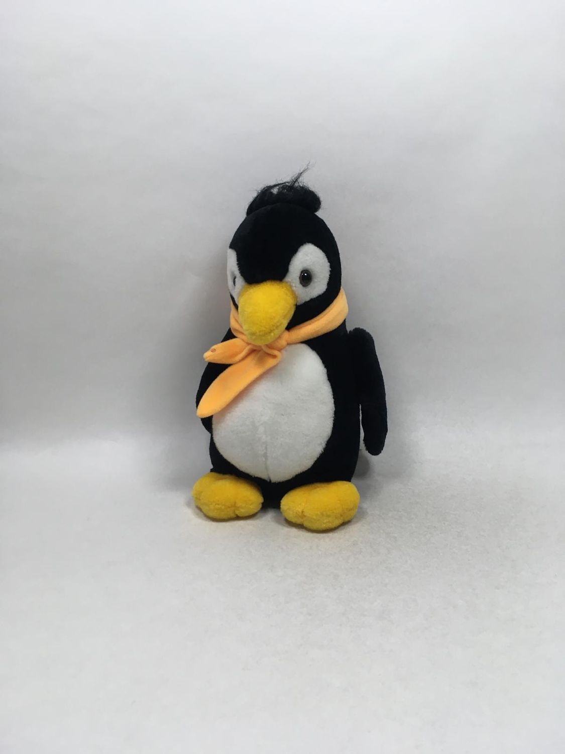 Pinguin Bobo Maskottchen Kinderclub Kinderskischule stehend 33 cm selten