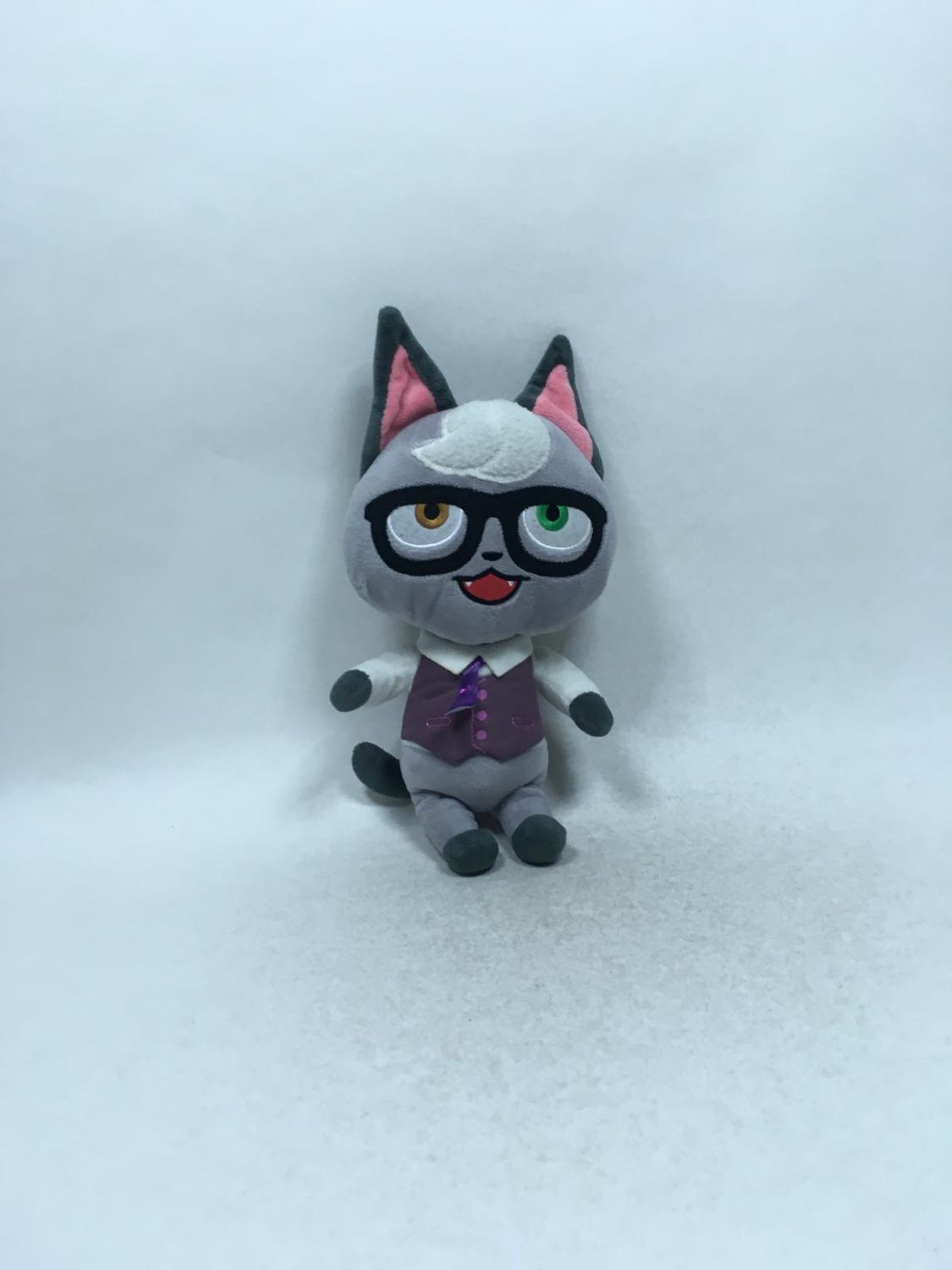 Animal Crossing Katze Gunnar Knuffel stehend 30 cm Rarität Sammlerstück