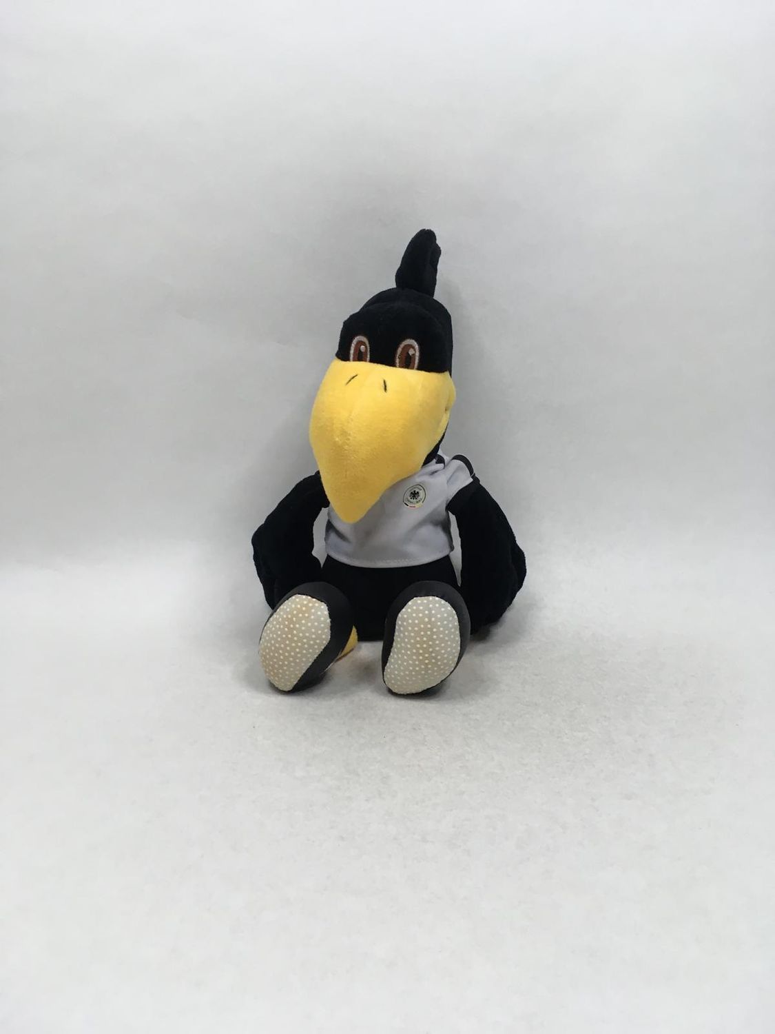 Rabe Paule DFB Maskottchen stehend 40 cm Sammlerstück