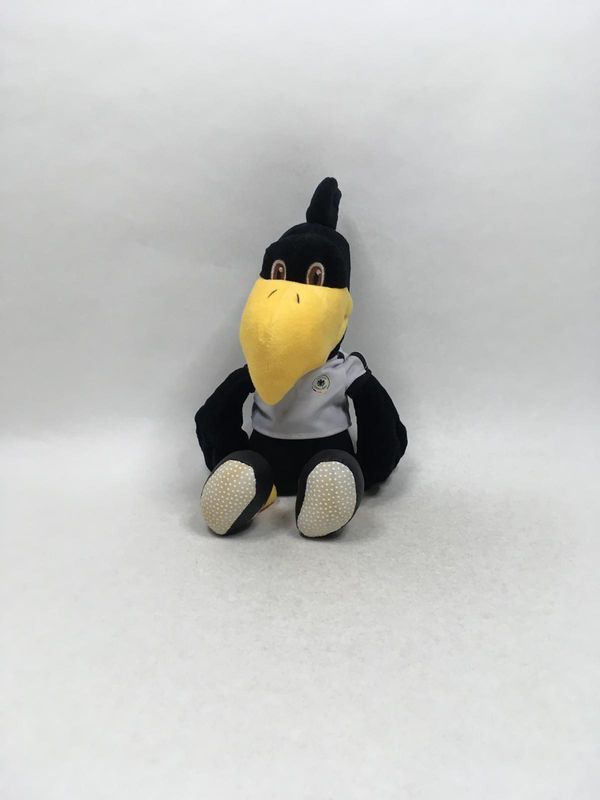 Rabe Paule DFB Maskottchen stehend 40 cm Sammlerstück