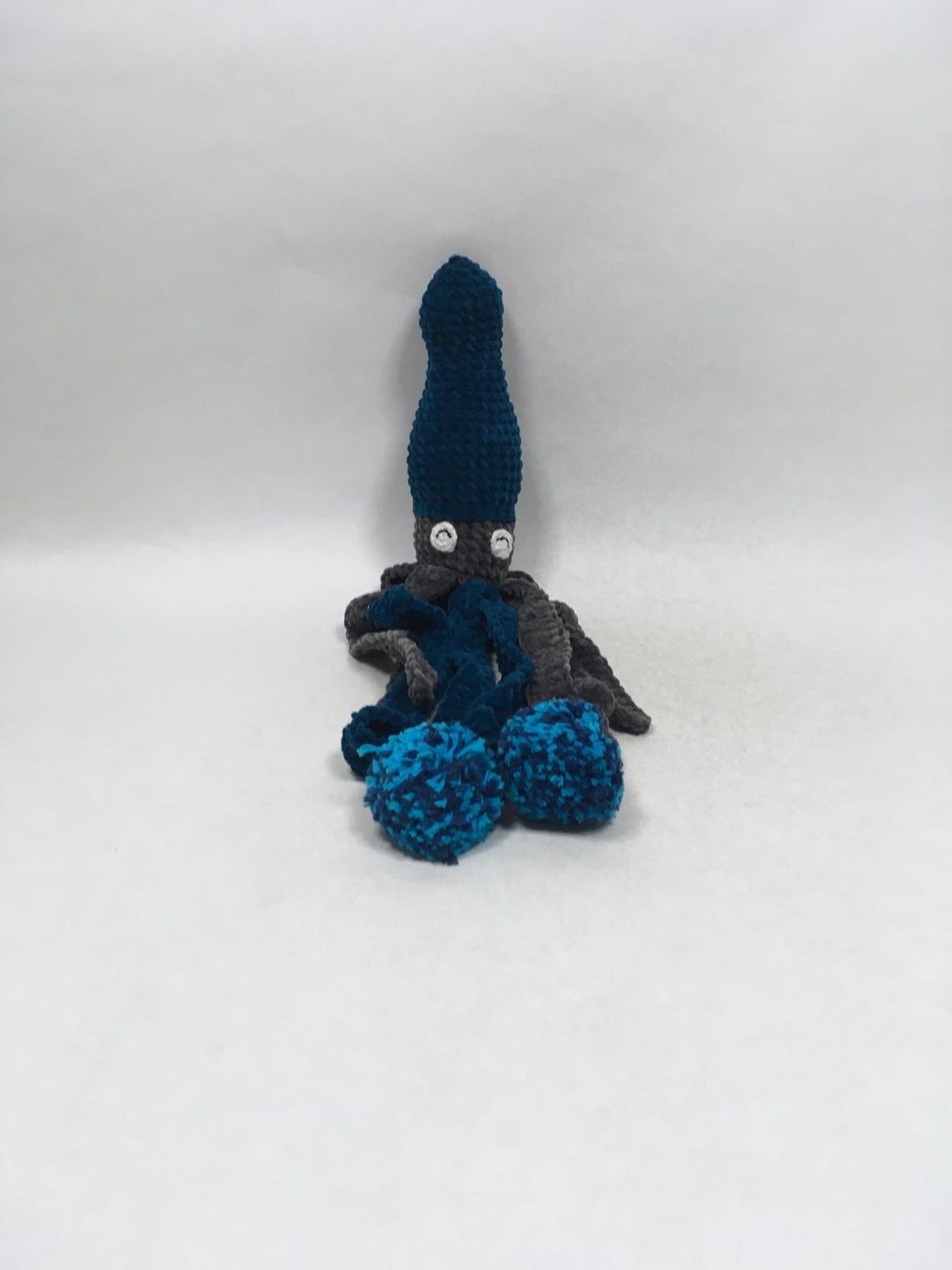 Krake, Krebs, Tintenfisch, Oktopus, Hummer Handarbeit Knuffel stehend 60 cm selten