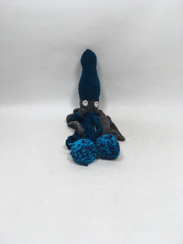 Krake, Krebs, Tintenfisch, Oktopus, Hummer Handarbeit Knuffel stehend 60 cm selten