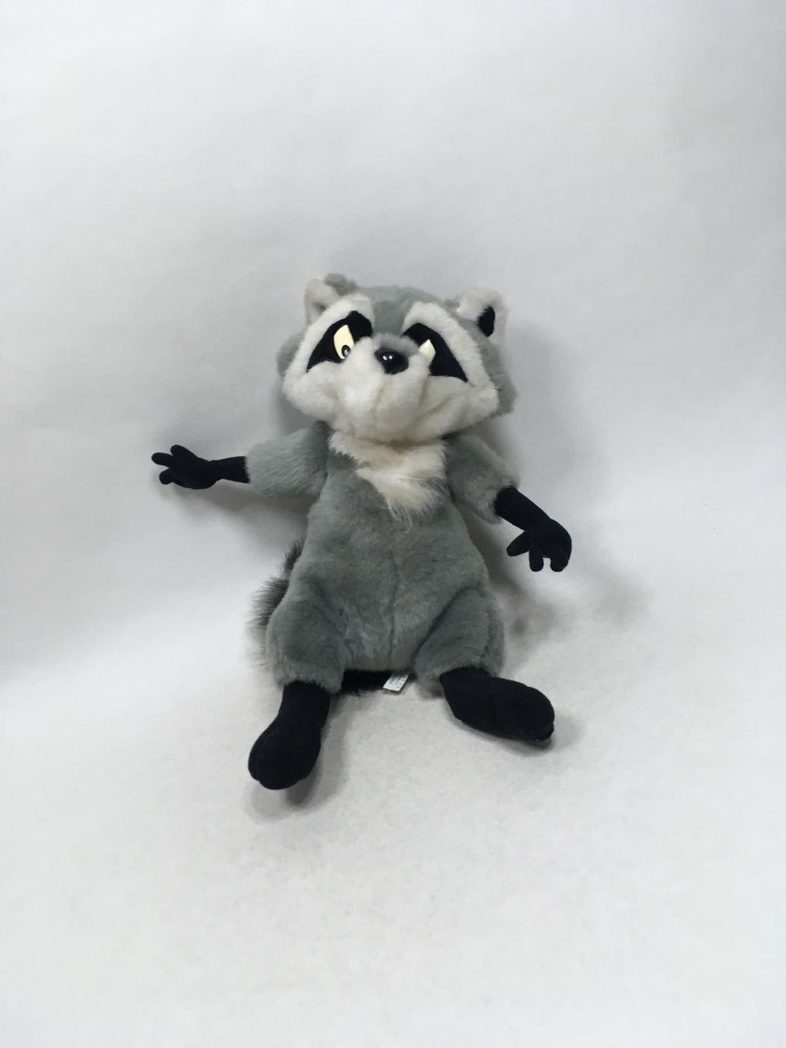 Disney Pocahontas Waschbär Meeko mit Geräusch ohne Batterie Mattel stehend 35 cm selten