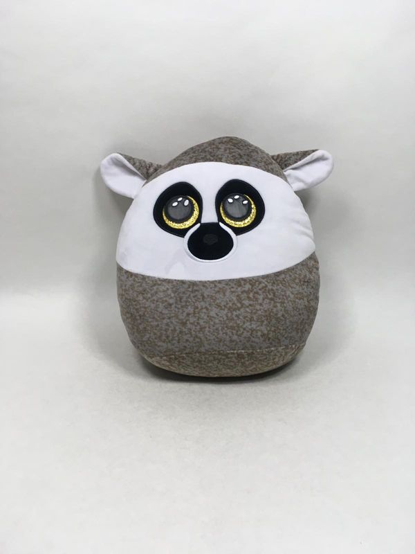 TY Squish-a-Boo Beanie Affe Lemur Linus stehend 35 cm Mega Sammlerstück