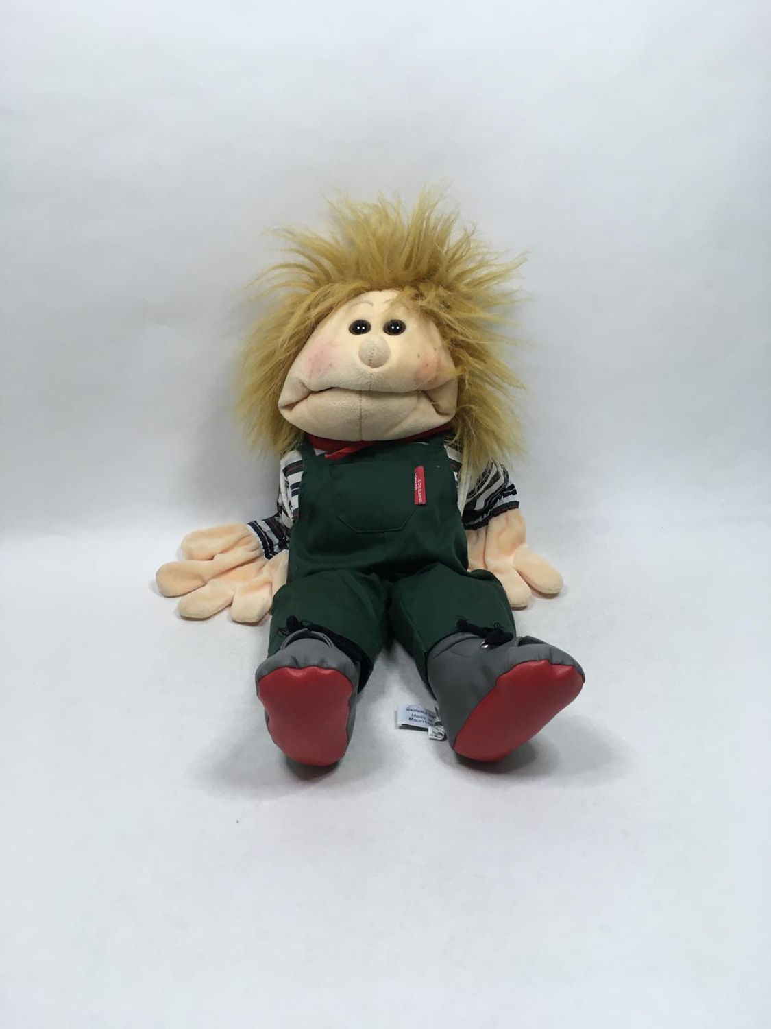 Puppe Handpuppe "Kleiner Pelle" Living Puppets stehend 50 cm selten