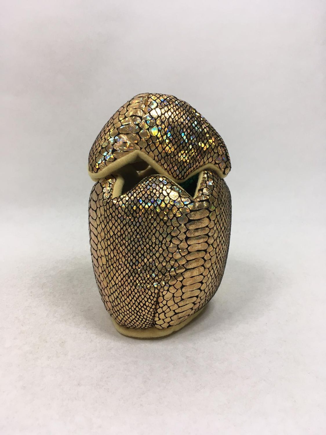 Drache Handpuppe im Ei The Puppet Company stehend 27 cm Mega Sammlerstück