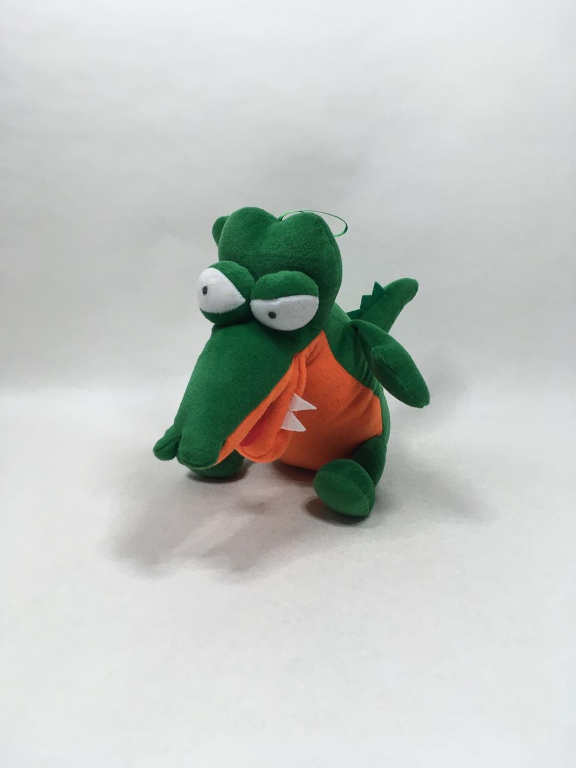 Krokodil Knuffel sitzend 40 cm sehr selten