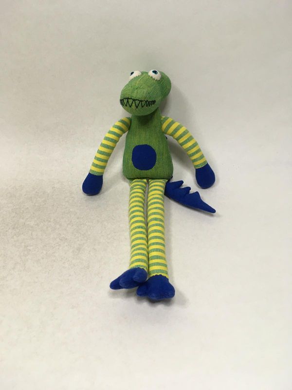 Krokodil Knuffel stehend 35 cm Rarität