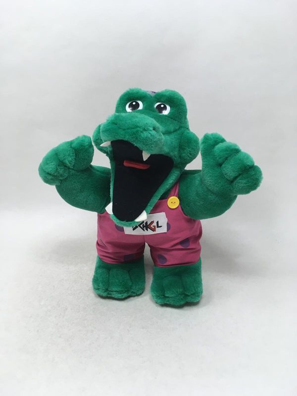 Krokodil Ischgl Knuffel stehend 32 cm sehr selten