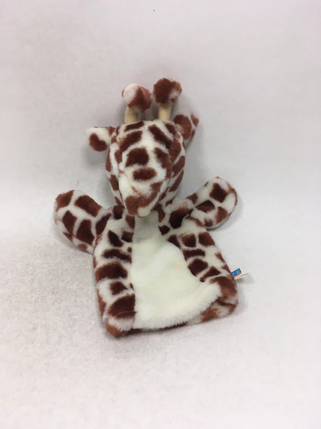 Giraffe Handpuppe DG Verlag stehend 35 cm selten