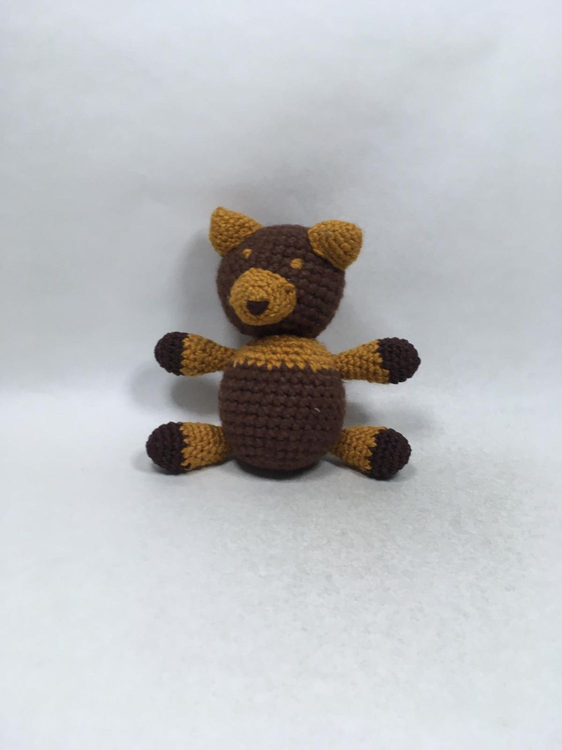 Teddy Handarbeit Knuffel stehend 30 cm Unikat