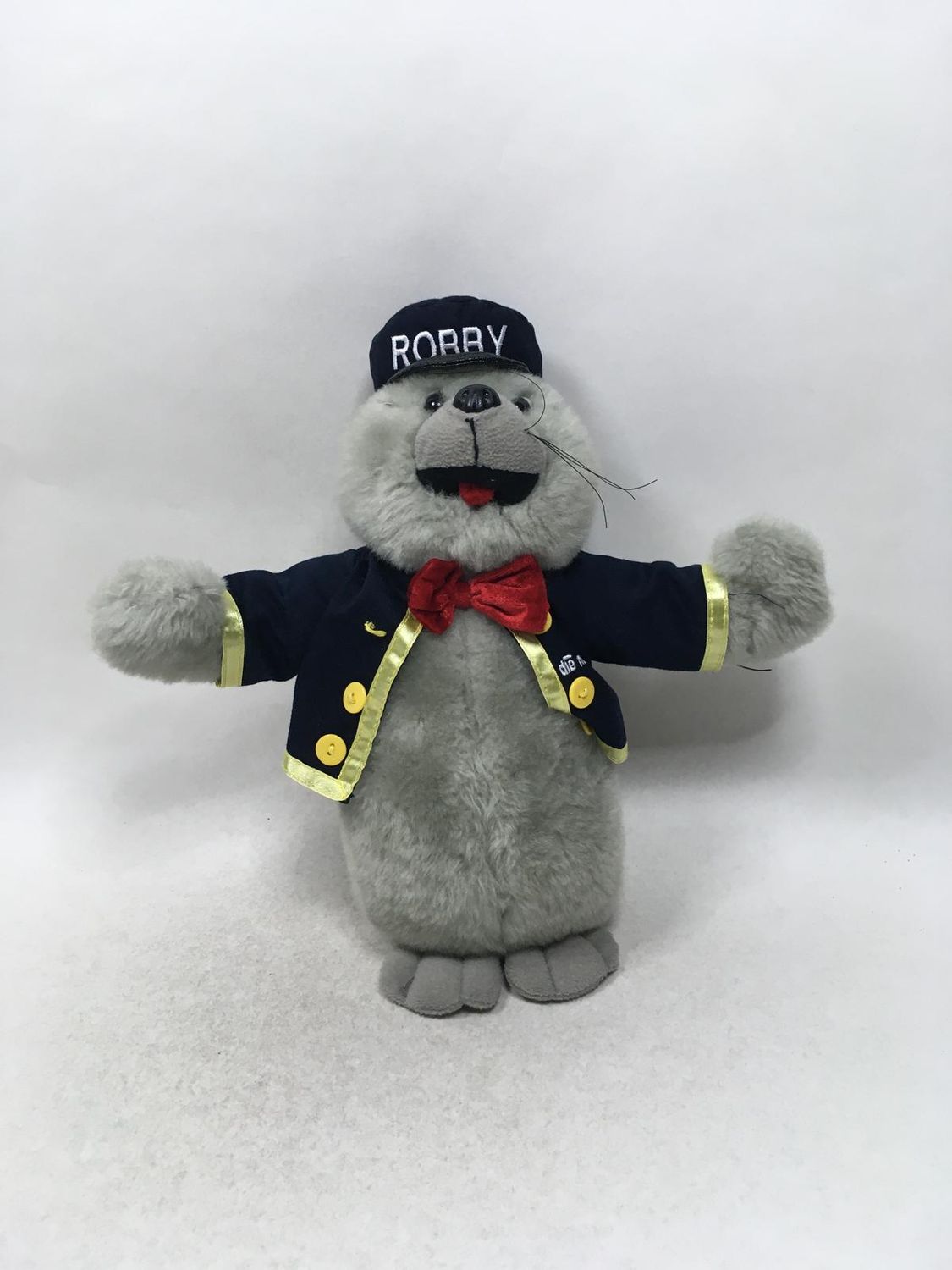 Robbe Robby Maskottchen Die Nordsee Magomora stehend 35 cm selten