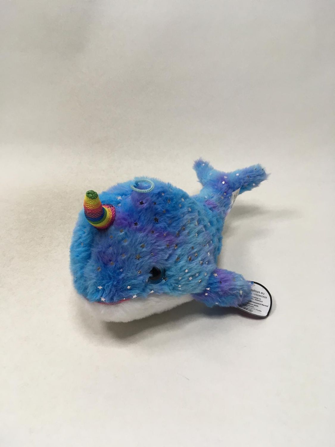 Wal Narwal Total Toys liegend 30 cm selten mit Etikett