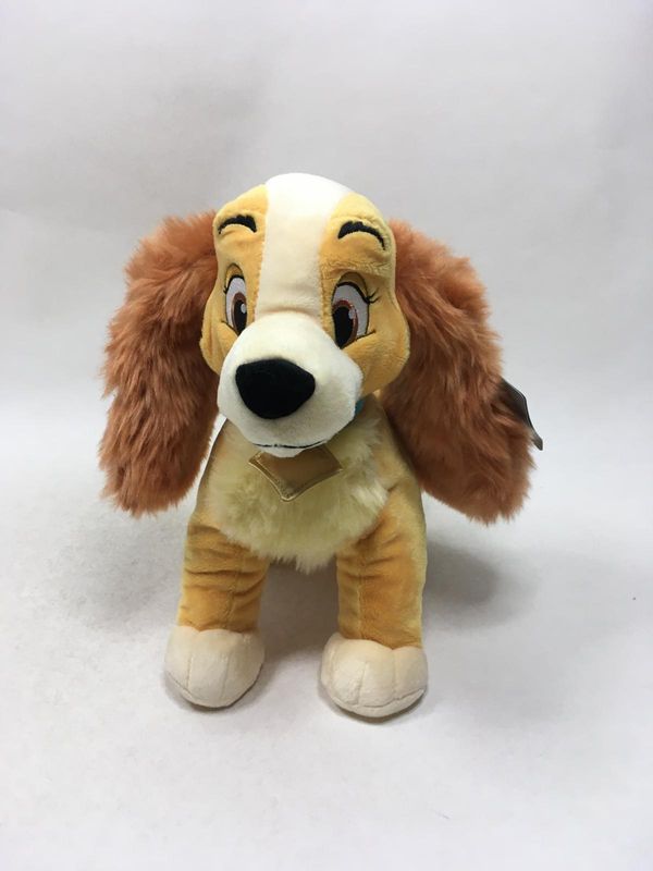 Disney Susi und Strolch Hund sitzend 33 cm Sammlerstück Neuwertig mit Etikett