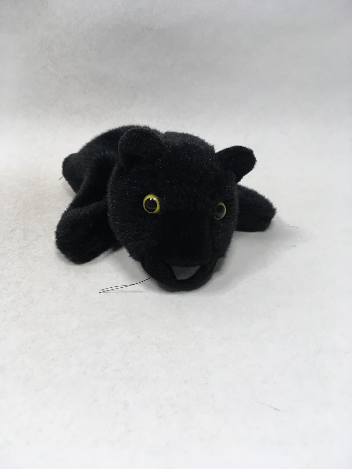 Panther Handpuppe Knuffel stehend 25 cm sehr selten