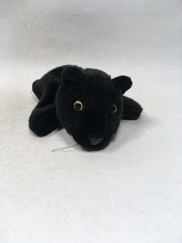 Panther Handpuppe Knuffel stehend 25 cm sehr selten