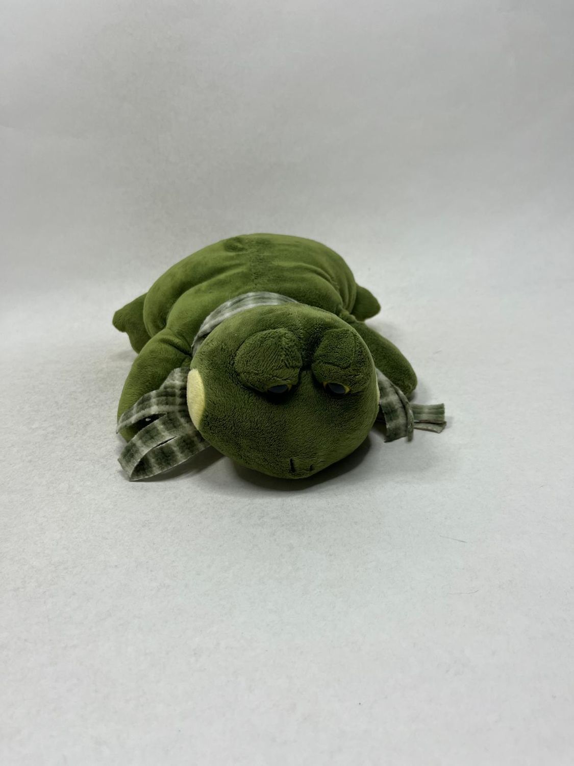 Frosch Handpuppe Knuffel stehend 25 cm selten