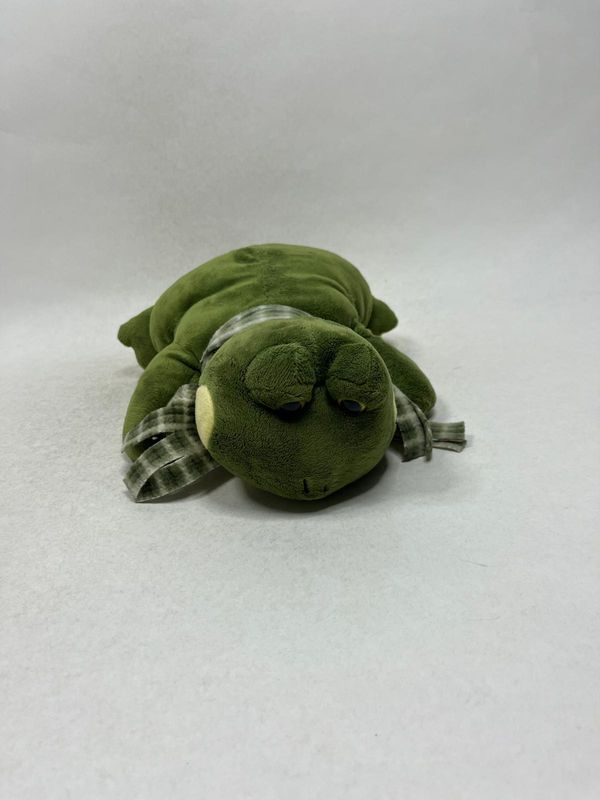 Frosch Handpuppe Knuffel stehend 25 cm selten