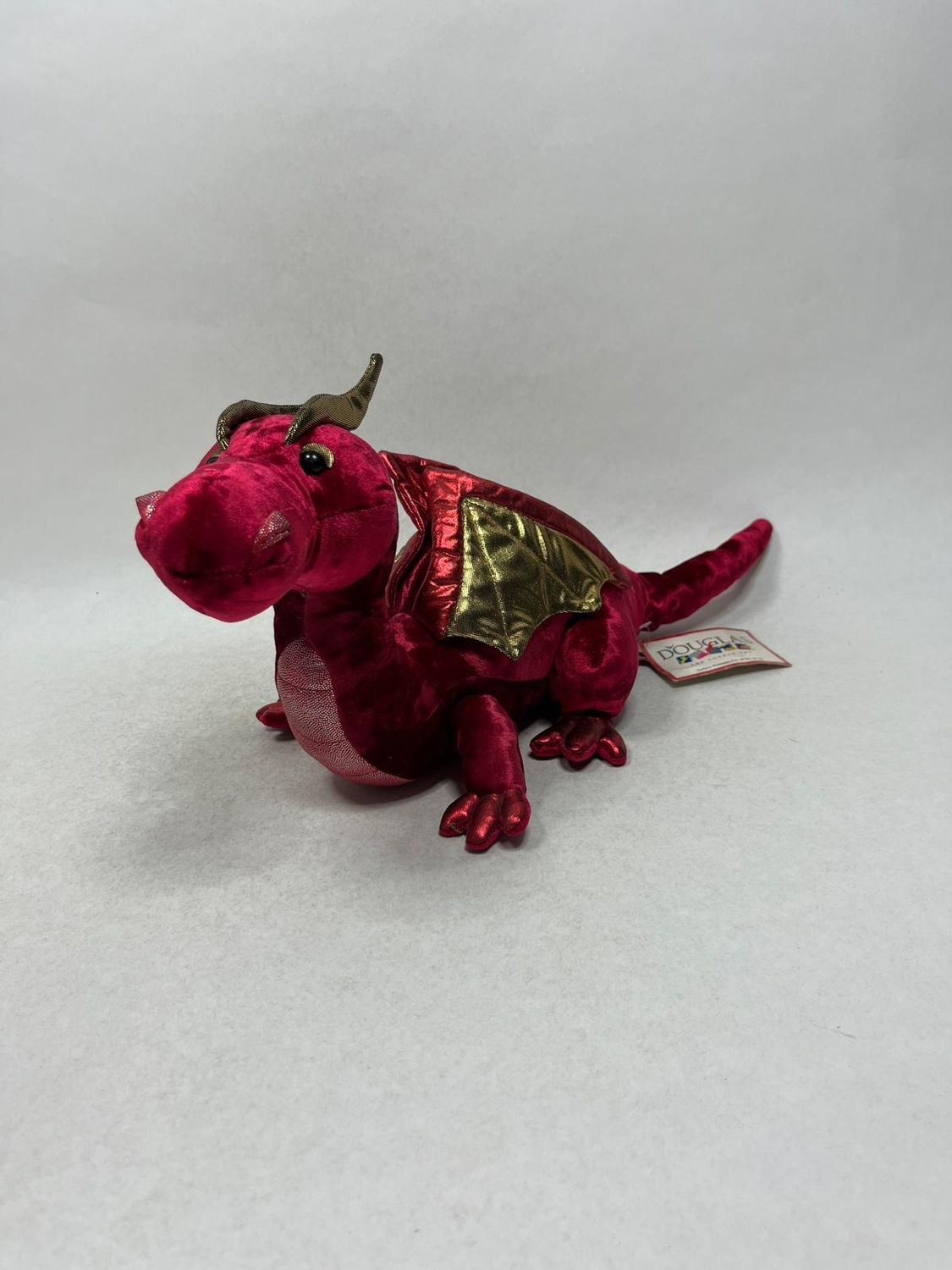 Drache Douglas "Ruby" stehend 40 cm Sammlerstück Neuwertig mit Etikett