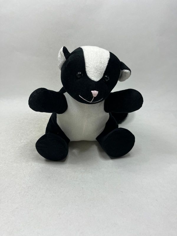 Stinktier Clear White sitzend 43 cm sehr selten