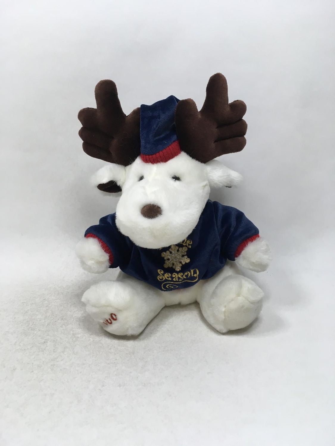 Elch Millennium Knuffel sitzend 35 cm Sammlerstück