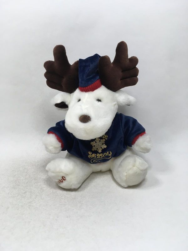 Elch Millennium Knuffel sitzend 35 cm Sammlerstück