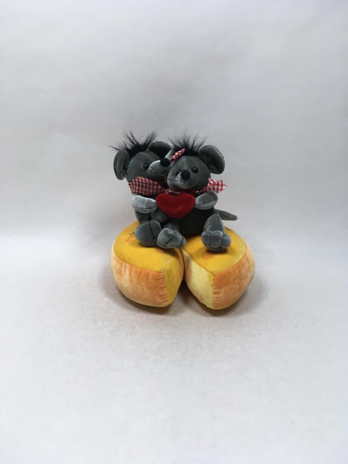 Maus Knuffel sitzend 25 cm selten