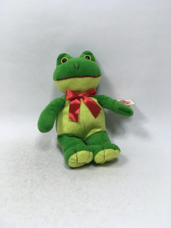 Frosch Ostoy stehend 30 cm selten mit Etikett Frosch Ostoy stehend 30 cm selten mit Etikett