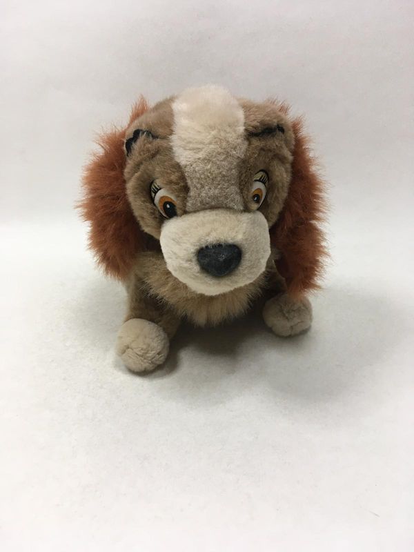 Disney Susi und Strolch Hund sitzend 33 cm Vintage Sammlerstück