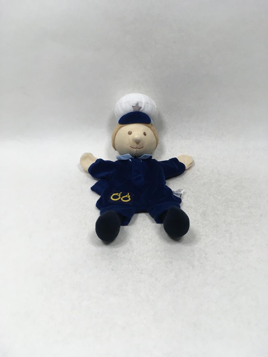Puppe Handpuppe Polizist Sterntaler stehend 33 cm selten