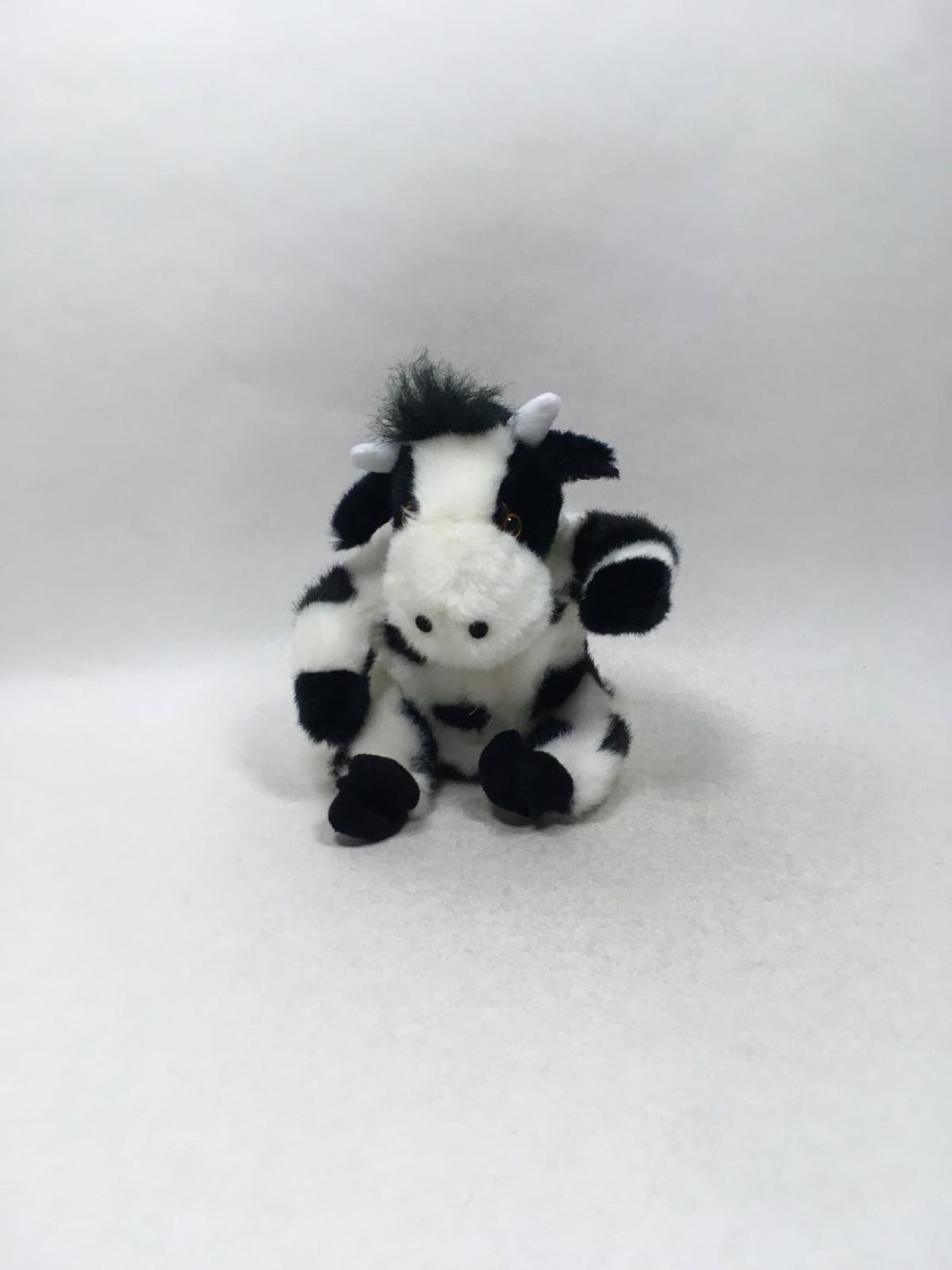 Kuh Knuffel sitzend 28 cm selten