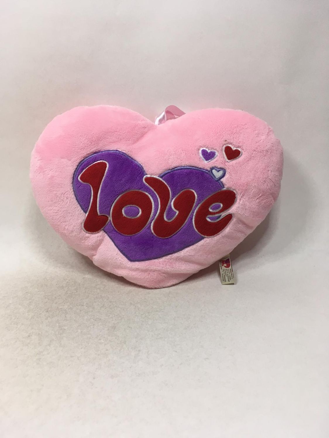 Deko Kissen Herz Morgenroth stehend 30*37 cm selten