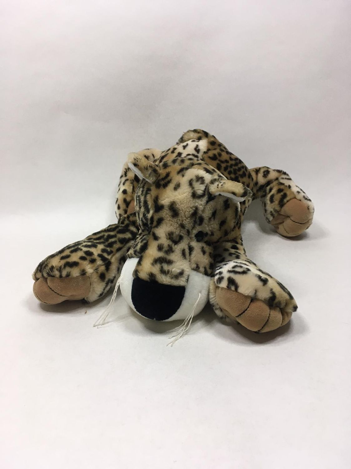 Leopard Bastitoys liegend 60 cm Mega selten