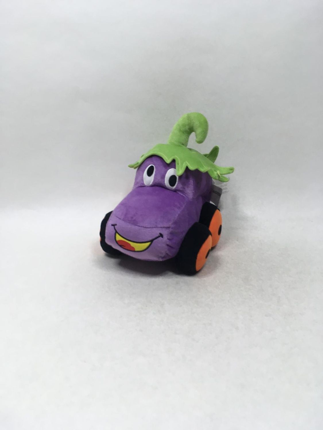 Puppe Auto Aubergine aus Kinderzeichnung Ikea stehend 23 cm Sammlerstück